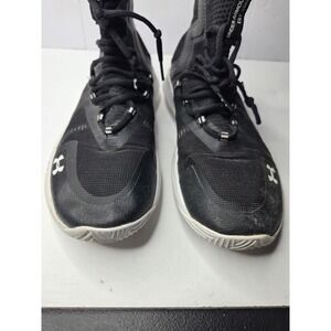 Under Armour Highlight Ace 2.0 Women Volleyball Shoe Black White 3021376-01 10.5